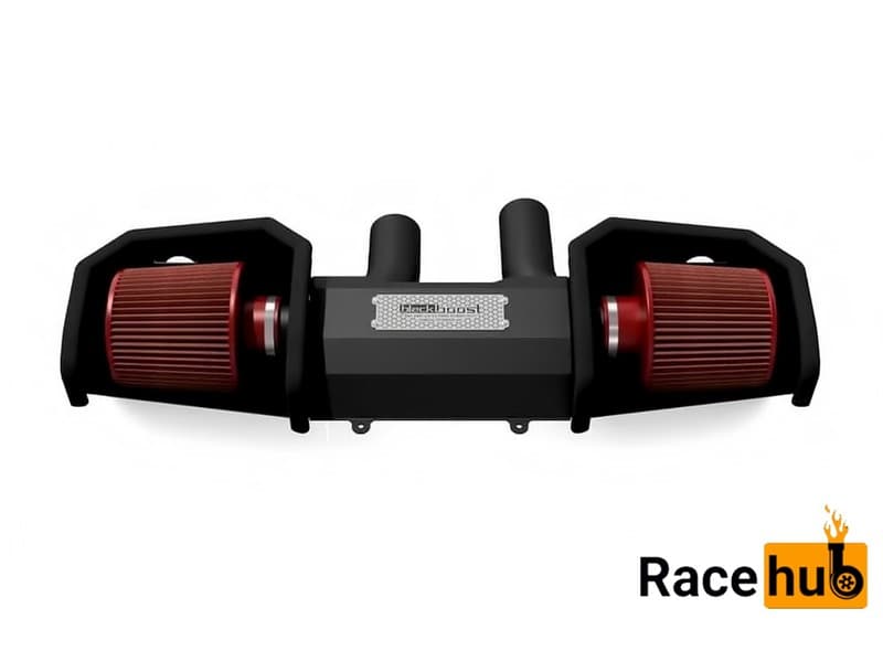 Mercedes E63 GT63 Black Boost intake