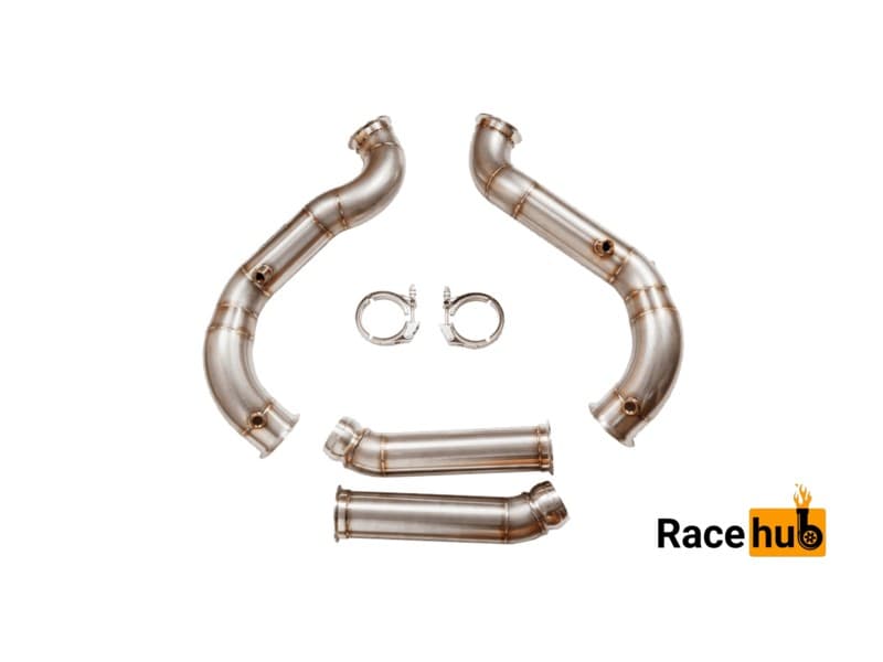 Downpipes and midpipes 3.3" for M177 - GLC63