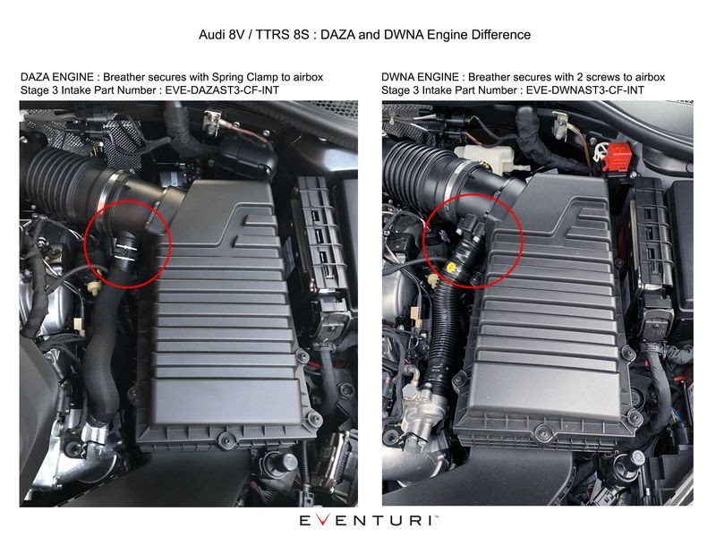Audi RS3 Gen 2 / TTRS 8S intake for DAZA and DWNA Engines [13]