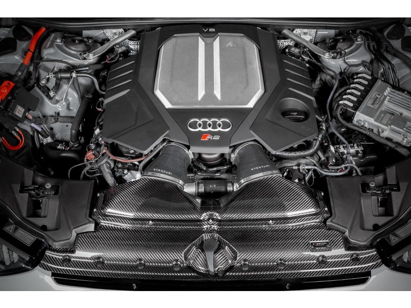 Audi C8 RS6 RS7 Black Carbon intake Gloss [2]