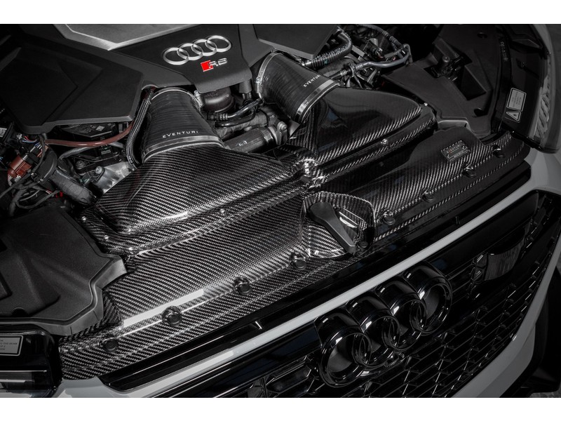 Audi C8 RS6 RS7 Black Carbon intake Gloss [4]